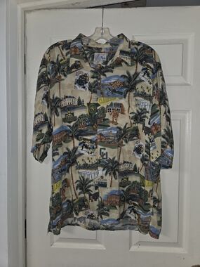 Clarkson University Reyn Spooner Mens Xl Hawaiian Shirt EUC